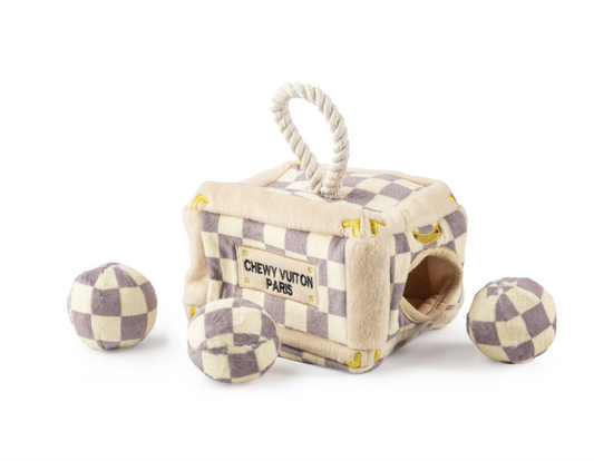 Checker Chewy Vuiton Trunk Activity House